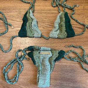 Crotchet bikini set